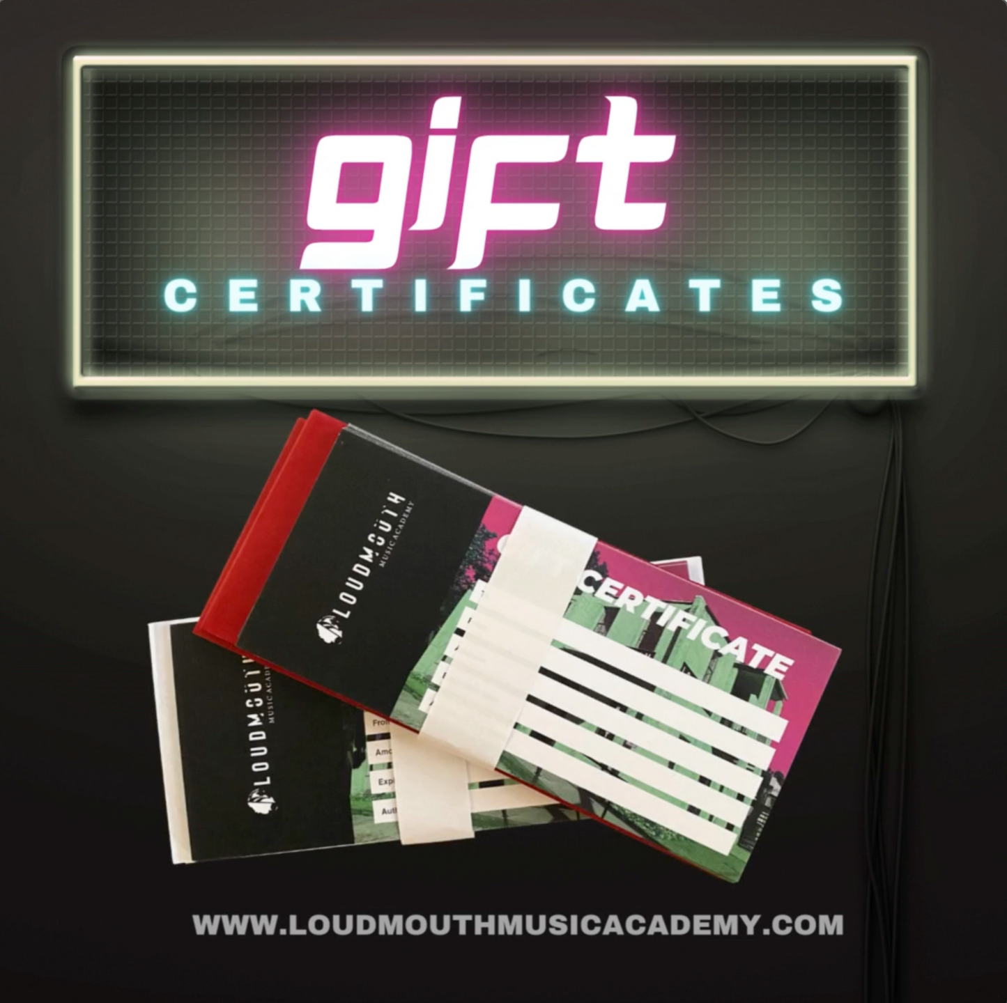 Music Lesson Gift Cards